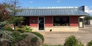 Exterior view of the store